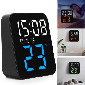 Horloge Murale Électronique avec Température GH8015 – ساعة إلكترونية مع عرض درجة الحرارة