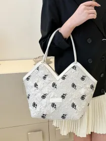 Sac à main pour femme  motif a fleur