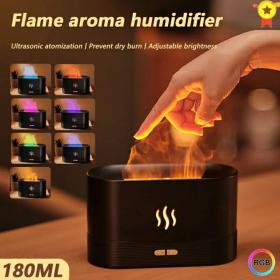 Flame Diffuseur d'huile essentielle et d'arôme pour aromathérapie